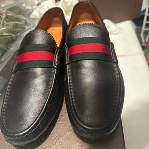 Gucci men's leathers moccasins miro black